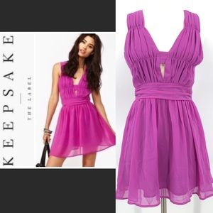 Keepsake The Label Love Struck Mini Dress Sz 4 New